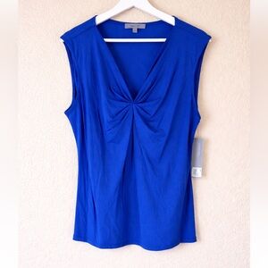 Classiques Entier NWT Royal Blue Twist Front Tank Top Size XL